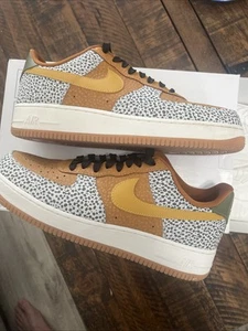 NIKE AIR FORCE 1 LOW PREMIUM ID "SAFARI" MOWABB SCHWARZ GR. 11,5 [DH7127-991] - Bild 1 von 8