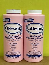 2x Caldesene Zinc Oxide & Cornstarch Medicated Protecting Powder, FRESH SCENT