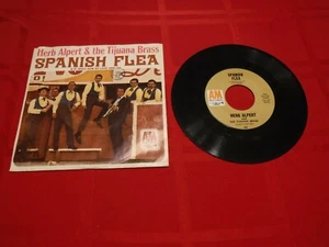 Herb Alpert Tijuana Brass A&M 792 Spanish Flea What Now My Love 1966 7" 45 RPM - Imagen 1 de 8