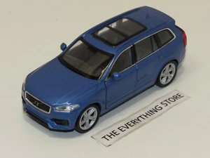 WELLY VOLVO XC90 CROSS OVER METALLIC BLUE 4.5" LONG NEW FREE SHIP - Picture 1 of 4