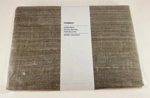 One Crate and Barrel Silvana Silk Blend Curtain Panel, 48 x 96 Inch, Dark Grey - Picture 1 of 3