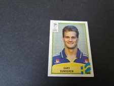 Euro 2000 panini sticker number 127 Gary Sundgren blue back