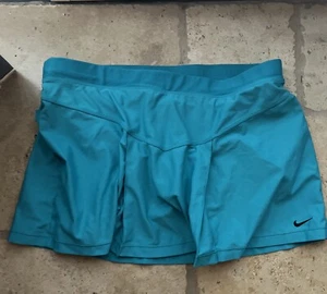 Nike Dri-Fit Teal Blue Green Running Tennis Skirt Skort Size M - Picture 1 of 5