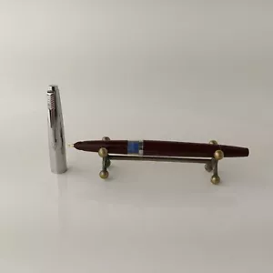 PAX Vintage Füllfederhalter rot Kunststoff Chromblende Kolbenfüller #5810 - Bild 1 von 14