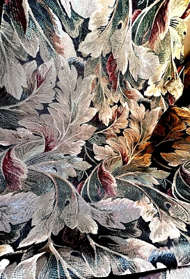 Leaf Designer Canvas Firm Upholstery Fabric Large Bold Leaves 60" W x 36" -BTY - Image 1 of 4