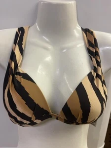 Next Animal Print Women's Non-Wired Top Bra UK 10 / EUR 38 - Stylish Comfortable - Picture 1 of 5