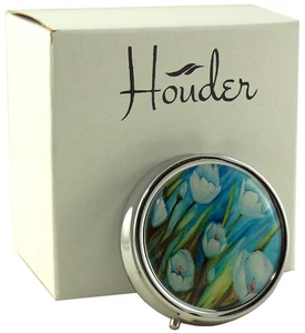 Decorative Pill Box Travel Pill Case for Purse or Pocket - Many Styles to Choose - Picture 1 of 33