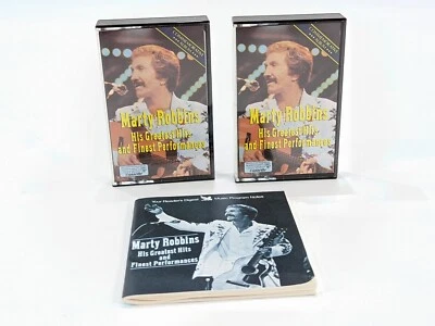 Marty Robbins~His Greatest Hits and Finest Performances~Two Cassette Set - Image 1 of 4