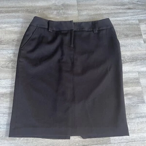 Rafaella Petite Womens Skirt Size 12P Black - Picture 1 of 8