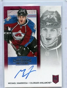 2013-14 Panini Contenders #206 Michael Sgarbossa AU RC - Bild 1 von 2