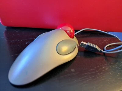 Logitech Trackball Marble Mouse T-BB14 USB - Tested Works W/ball - Image 1 of 4