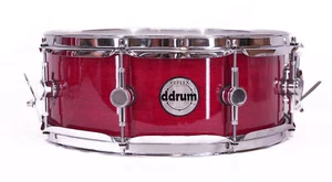 DDRUM Reflex Elite Transparent Red Snare 14 x 5.5" PRE OWNED - Picture 1 of 6