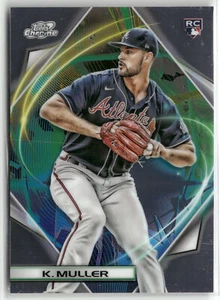 2022 Topps Chrome Cosmic #115 Kyle Muller Atlanta Braves RC Rookie - Picture 1 of 2