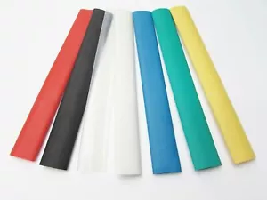 Lote de tubos termorretráctiles 3 pies 1M pegamento adhesivo 3:1 doble pared marino/hasta 2 pulgadas - Imagen 1 de 33