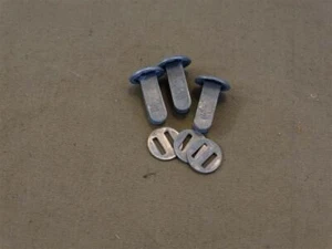 Nieten Stahlhelm Splinte Helmsplinte gestempelt Helmnieten Steel Rivets WK2 WH 1 - Picture 1 of 1