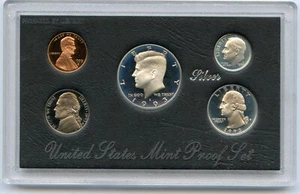 1993 United States Silver Proof Set 5 Coins U.S. Mint San Francisco - Picture 1 of 3