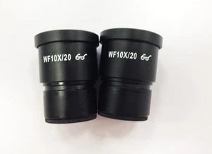 10X Microscopio Estéreo Ocular Lente Ocular Punto de Ojo Alto Campo Amplio - Imagen 1 de 3