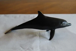 Vtg SPI San Pacific International Brass Dolphin Porpoise Statue Figurine 7.75” - Picture 1 of 9