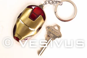 LLAVERO - Marvel MÁSCARA IRON MAN - ROJO Y BRONCE - Llave Accesorio Joyería Nerd Geek - Imagen 1 de 1