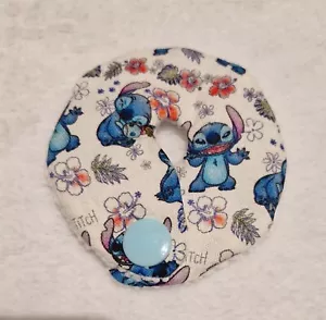 Disney Stitch Tubie / Tummy Pad G-tube, PEG, J-tube, PEGJ, Suprapubic Catheter - Picture 1 of 5
