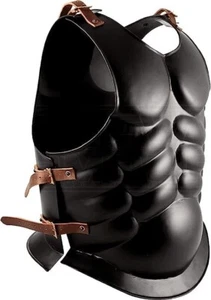 Medieval Blackened Balthasar Cuirass Breastplate Armor, - Picture 1 of 2