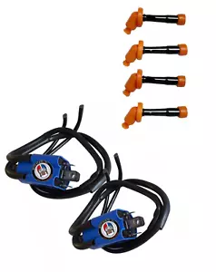 2 x IGNITION COILS FOR SUZUKI KATANA 600 750 GSX600 750F (1988-2006) - Picture 1 of 8