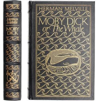 Leather MOBY DICK HERMAN MELVILLE EASTON PRESS GOLD GILT 100 GREATEST BOOKS - Image 1 of 4