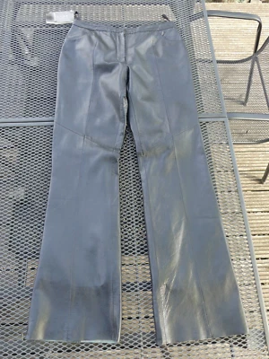 Dino´z Damen Leder Hose lang schwarz Gr. 40 neu Lammnappa - Bild 1 von 4
