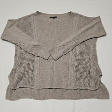 American Eagle Outfitters Women's Tan Brown Knitted Long Sleeve Top Size Medium