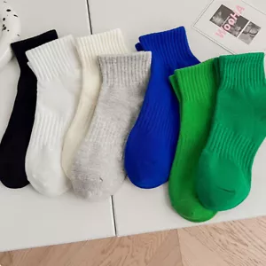 1/3/5 Algodón Algodón Ropa Mujer Calcetines Con Tobillo Elastic Casual /S ↓ - Imagen 1 de 19