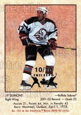 2002-03 Parkhurst Retro Fall Expo #131 JP Dumont