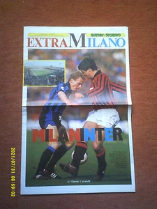 FOOTBALL GUERIN SPORTIVO 09 1986 AVEC ENCART INTER MILAN MILAN AC - Imagen 1 de 6