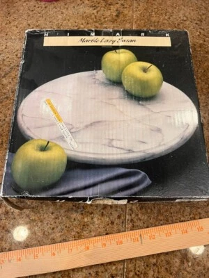 Marble Lazy Susan 12”  Real Marble - Image 1 of 3