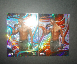2023 Panini Chronicles UFC Jamahal Hill Revolution LOT Cosmic 100/149 & Base MMA