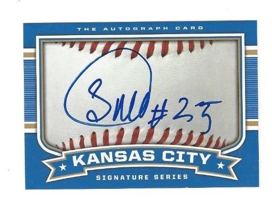 Seuly Matias Signature Card AUTO signed Royals - Image 1 of 1