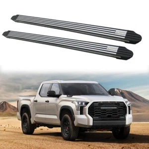 2PCS Running Board Aluminium fit for Toyota Tundra 2023-2025 Side Step Nerf Bars - Foto 1 di 6