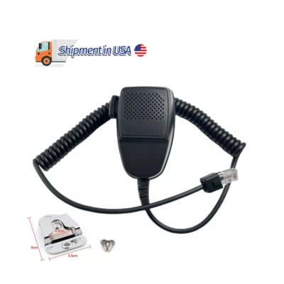 Mobile Microphone for Motorola GM300 SM50 SM120 M1225 CM200 CM300 PM400 Radio - Image 1 of 4