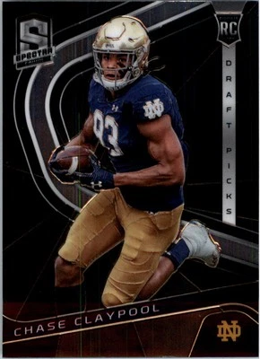2020 Panini Spectra Draft Picks #15 Chase Claypool - FB - Image 1 of 2