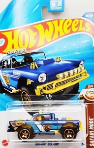 HOT WHEELS BIG-AIR BEL-AIR CHEVROLET BLUE METALLIC 3/5  FACTORY SEALED 155/250 - Picture 1 of 2
