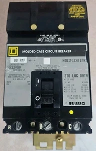Square D FA32080 Molded Case Circuit Breaker 80A 3-Pole 240VAC - Picture 1 of 4