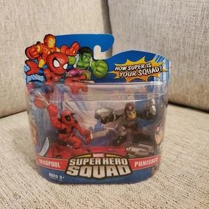 Marvel Super Hero Squad Deadpool Punisher 2 Pack Hasbro 2007 Neu im Paket  - Bild 1 von 6