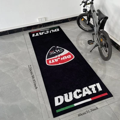 NUEVO Para Ducati Motocicleta Garaje Pit Mat Taller Piso Showroom Alfombra Antideslizante Foto 1 de 3