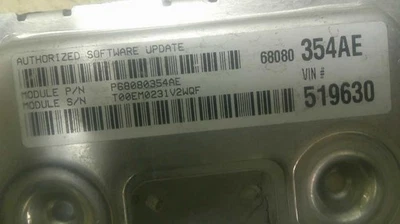 Módulo de control ECM del motor 3,6 L compatible con Dodge Journey 11-12 05150618ab 68080354ae Foto 1 de 4