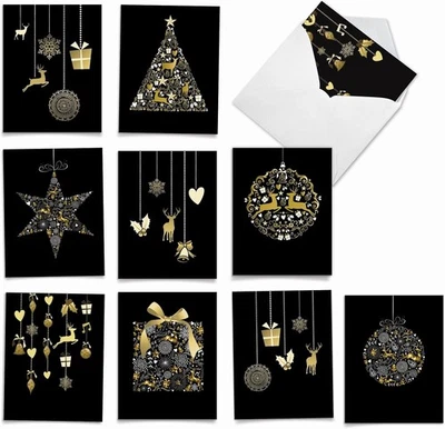 The Best Card Company 10 Assorted Blank Note Cards (M6723XSB), Multicolored  - Image 1 of 4