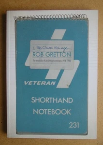 Rob Gretton. 1 Top Class Manager: The Notebooks of Joy Division's Manager, 1978- - Bild 1 von 8
