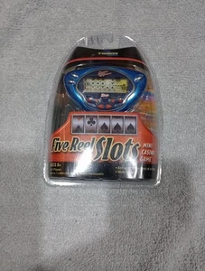 2002 tiger electronic five-reel slots mini casino games new sealed NOS HASBRO - Picture 1 of 2