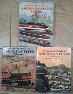 Greenberg's Guide to American Flyer calibro S volumi I, II, III set copertina rigida - Foto 1 di 10