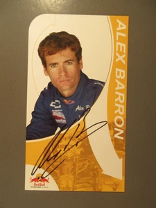 SIGNED Alex Barron Red Bull Indycar Hero Card - Picture 1 of 1