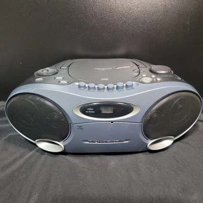 Memorex Negro Azul Boom Box Estéreo Modelo MP4907BK Foto 1 de 4
