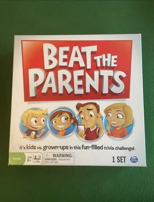 Spin Master: Beat The Parents Board Game Age 8+, 2+ Players (2008) - Image 1 of 4